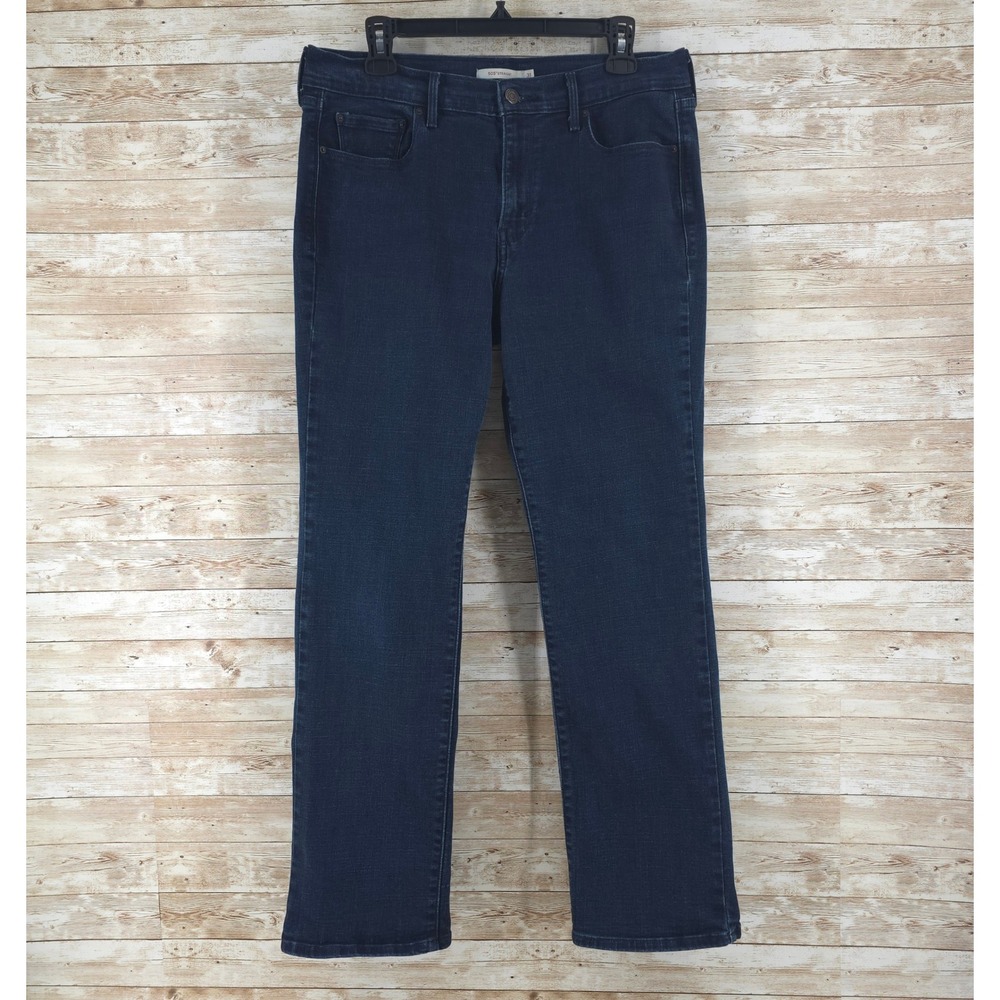 Levis Jeans Size 31 505 Straight‎ Jeans High Rise Cotton Blend Denim